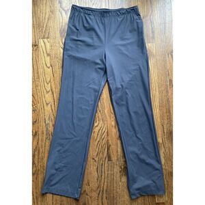 IC CONNIE K Collection Stretch Pull On Pants Womens Size Small Gray Straight Leg